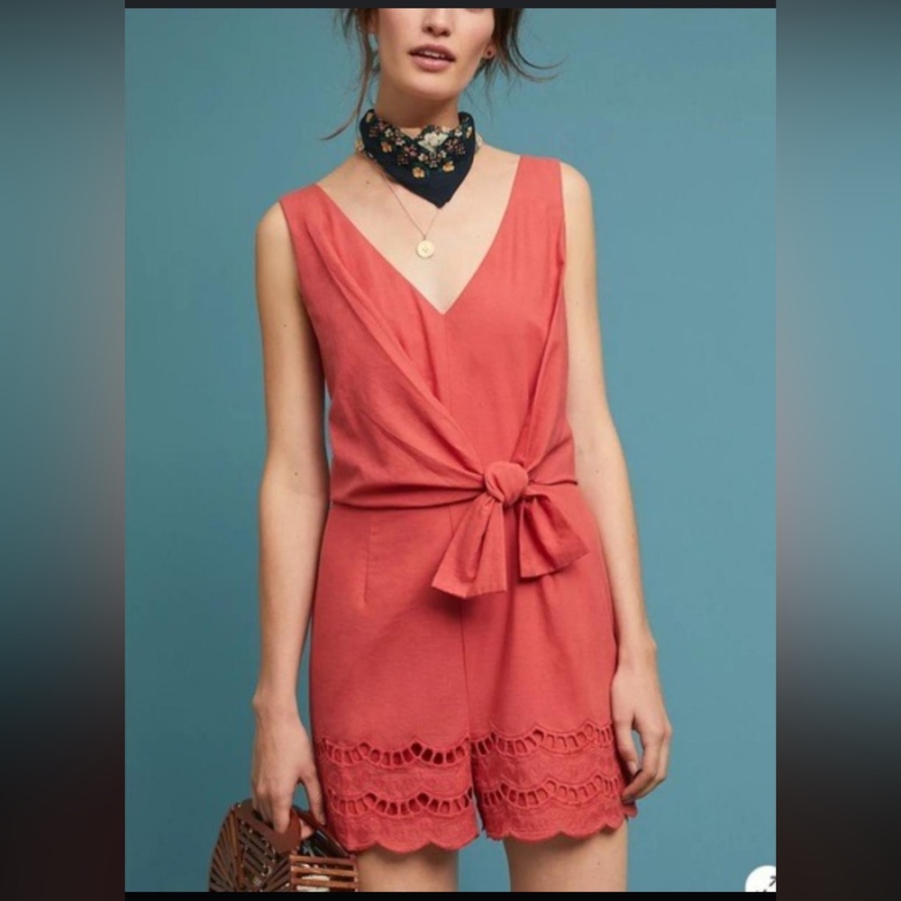 Anthropologie Adeline Rae sleeveless desert romper